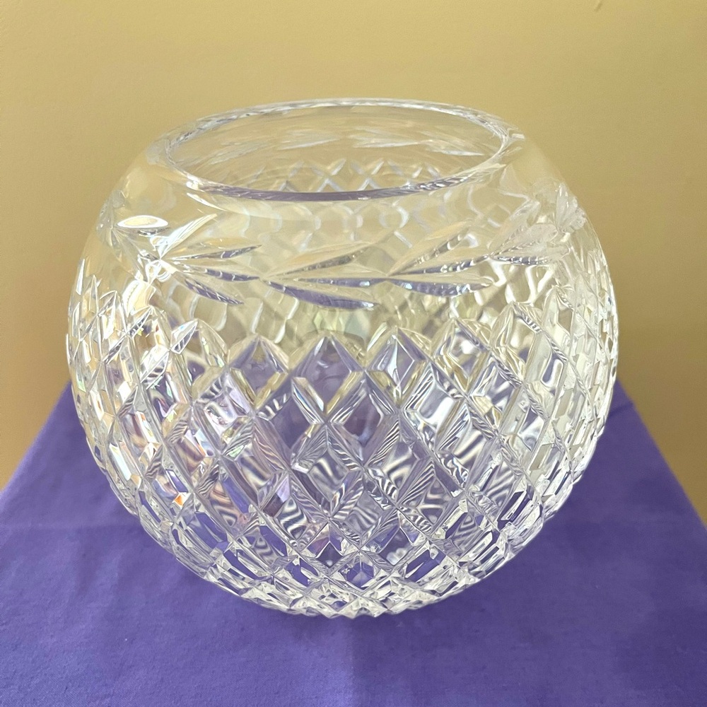 Tyrone Crystal Rose Bowl